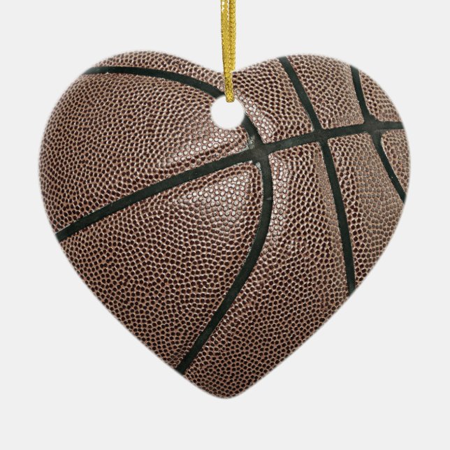 Basketball Keramikornament (Vorne)