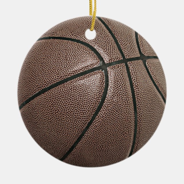 Basketball Keramikornament (Vorne)