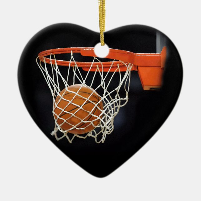 Basketball Keramikornament (Vorne)