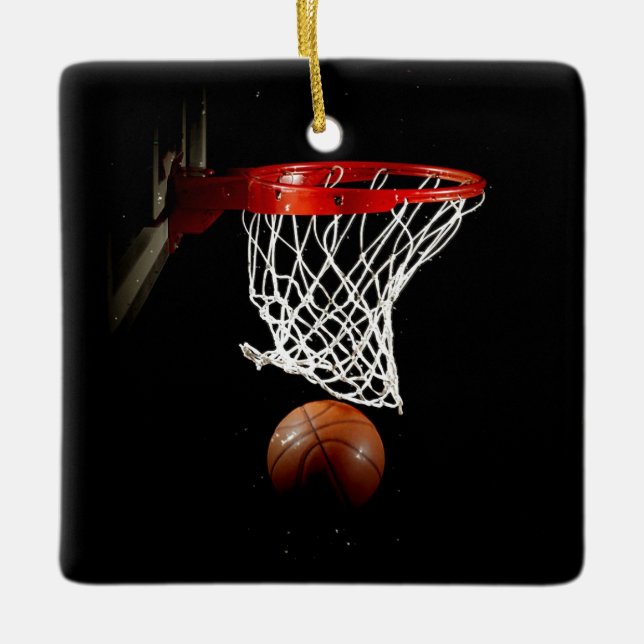 Basketball Keramikornament (Vorderseite)