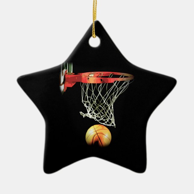 Basketball Keramikornament (Vorne)