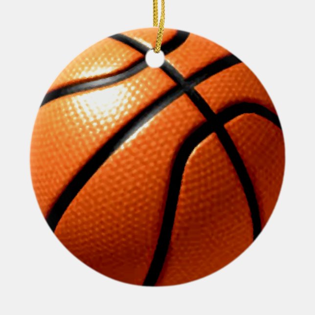 Basketball Keramikornament (Vorne)