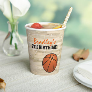 Basketball Kindergeburtstag Party Pappbecher