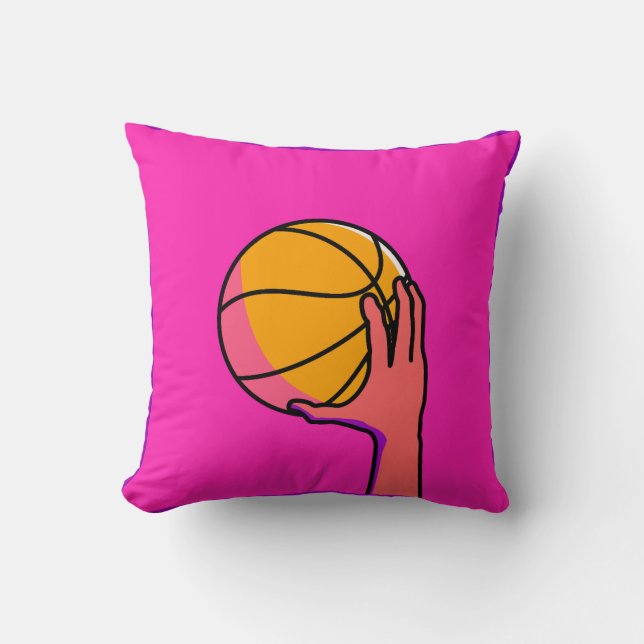 Basketball Kissen (Vorderseite)