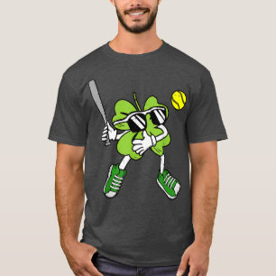Basketball Kleeblatt Lucky Clover Irish St Patrick T-Shirt