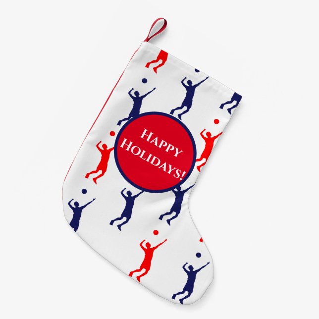 Basketball Kleiner Weihnachtsstrumpf (Vorderansicht (hängend))