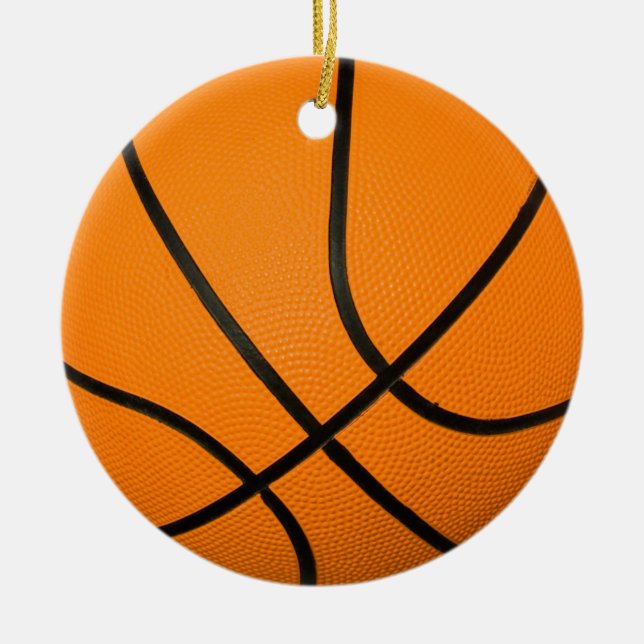 Basketball-Kreis-Verzierung Keramikornament (Vorne)