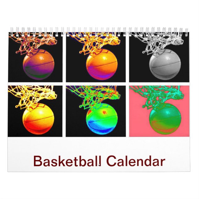 Basketball-Kunst Kalender (Titelbild)