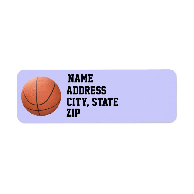 Basketball-Labels (Vorne)