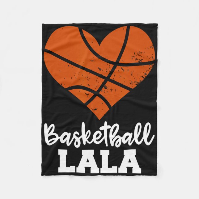Basketball Lala Frische Pasta machen Fleecedecke (Vorderseite)