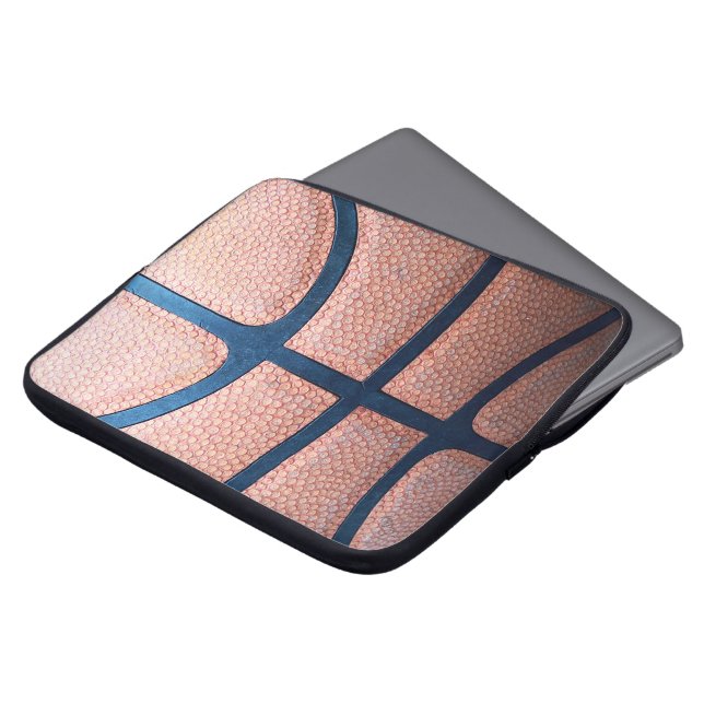 Basketball Laptopschutzhülle (Vorne Oben)