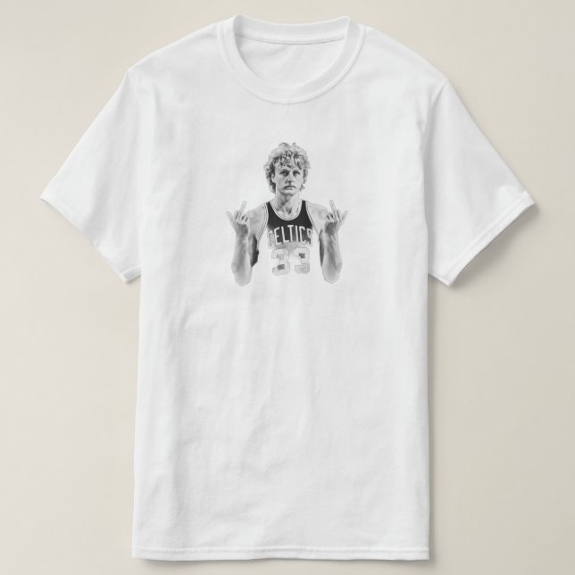 Basketball Larry Bird T-shirt  (Design vorne)