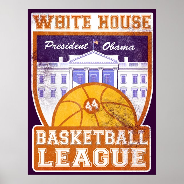 Basketball League Vintage Poster (Vorne)