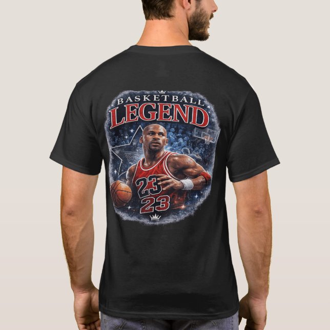 Basketball-Legende Herren T-Shirt (Rückseite)