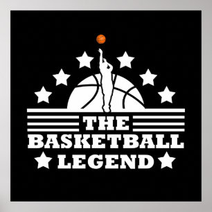 Basketball-Legende Spieler für Trainer Poster