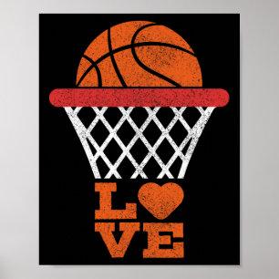 Basketball Liebe Basketball Lover Girl Boy Basketb Poster