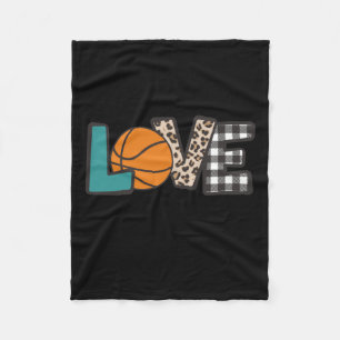 Basketball-Liebe Fleecedecke