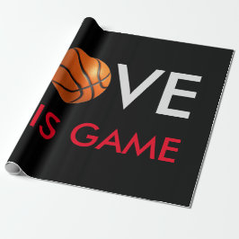 Basketball-Liebe Geschenkpapier