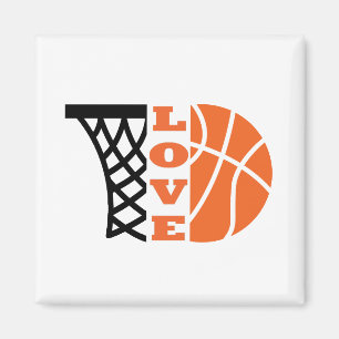 Basketball-Liebe Magnet