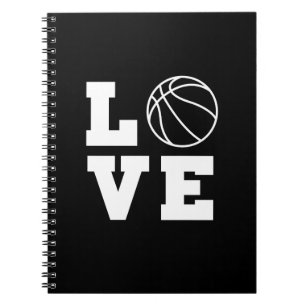 Basketball-Liebe Notizblock