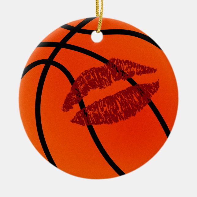 Basketball-Liebling Keramikornament (Vorne)