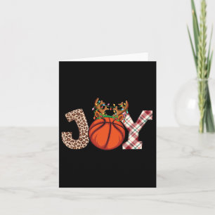Basketball liebt Weihnachtsball Boys Männer Weihna Karte