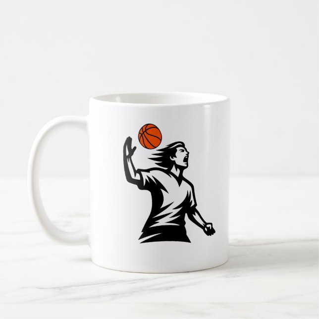 Basketball Lover Coffee Mug – Perfect Gift for Pla Kaffeetasse (Links)