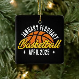 Basketball Lover Cool Player Moderner Personalisie Keramikornament