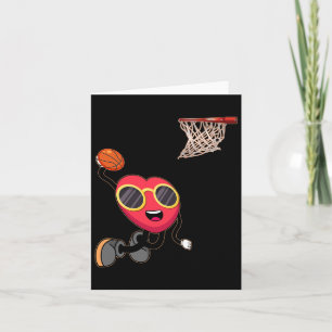 Basketball Lover Hoop Liebe Valentinstag Karte