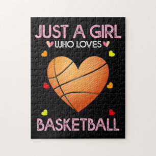 Basketball Lover Women Geschenk nur ein Mädchen, d Puzzle