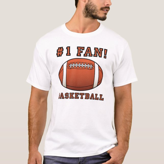 Basketball-Lüfter nicht T-Shirt (Vorderseite)