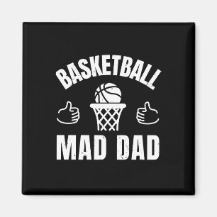 Basketball Mad Vater Magnet
