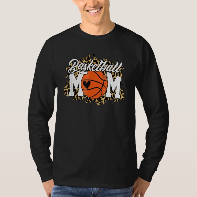 Basketball Mama Basketball Game Day Vibes Mütter D T-Shirt (Vorderseite)