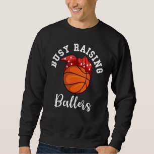 Basketball-Mama beschäftigt, Ballermüttertag zu er Sweatshirt