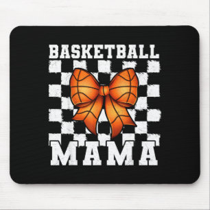 Basketball Mama Coquette Bow Spieltag Lustig Srts  Mousepad