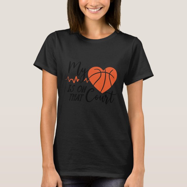 Basketball-Mama Diese Schönheit hat ihr Tier großg T-Shirt (Vorderseite)