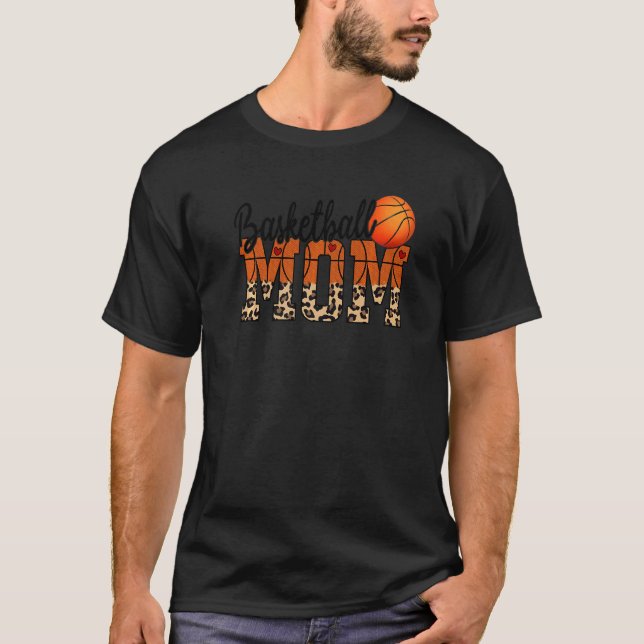 Basketball-Mama Liebe, um meinem Kind beim Spielen T-Shirt (Vorderseite)