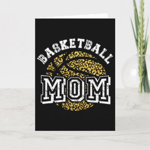 Basketball Mama Lover Spaß Mutter Basketball Spiel Karte