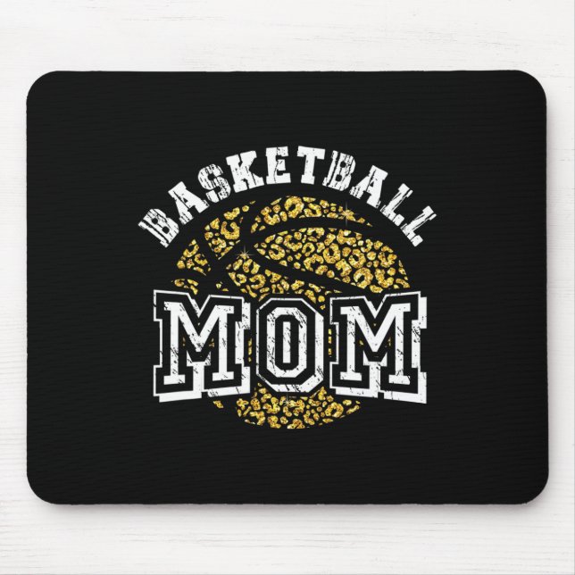 Basketball Mama Lover Spaß Mutter Basketball Spiel Mousepad (Vorne)