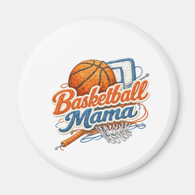 Basketball Mama Magnet (Vorne)