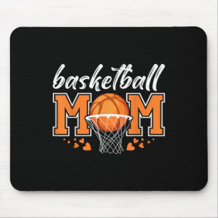 Basketball Mama Mama Mothers Game Day Basketball W Mousepad