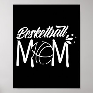 Basketball Mama Match Coach Team Spielerin Mutter Poster