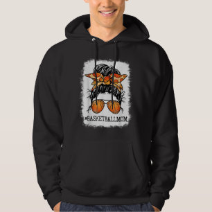 Basketball Mama Messy Bun Player Mama Mothe geblas Hoodie