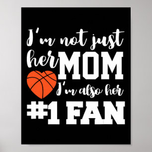 Basketball Mama Nummer 1 Fan Basketball Mütter J Poster
