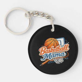 Basketball Mama Personalized Team Keychain Schlüsselanhänger