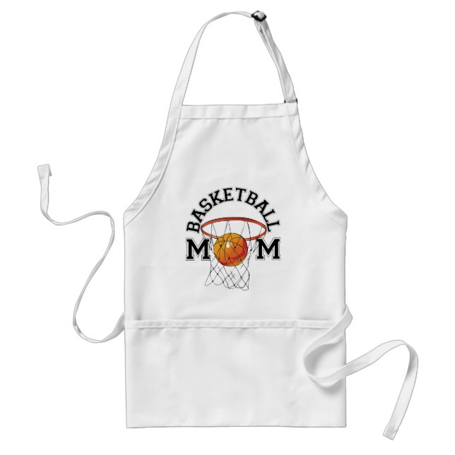 Basketball-Mama Schürze (Vorne)
