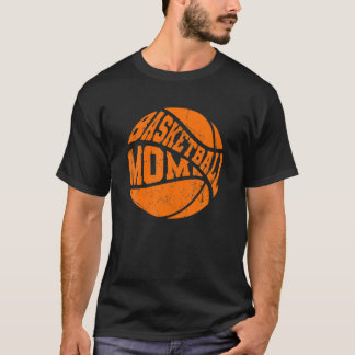 Basketball Mama Sport Design Happy Mütter Tag T-Shirt