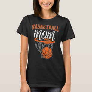 Basketball Mama Sportfan Kinder begeistern Mutter  T-Shirt