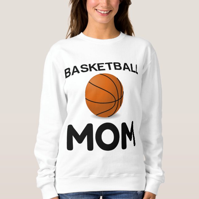 BASKETBALL-MAMA SWEATSHIRT (Vorderseite)