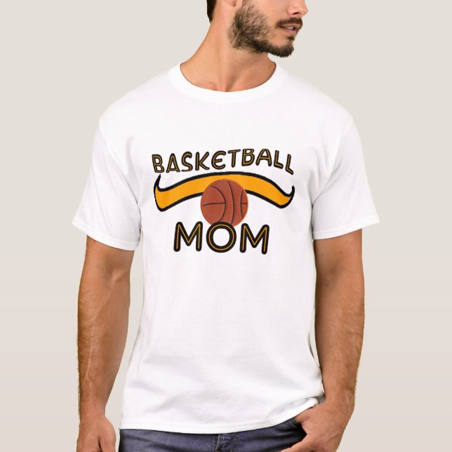 Basketball-Mama-T - Shirt (Vorderseite)